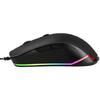 Mouse gaming Gamemax MG7, RGB LED, USB, Black + Mouse Pad MG7, Black