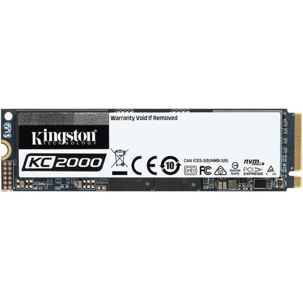 SSD Kingston KC2000 250GB PCI Express 3.0 x4 M.2 2280