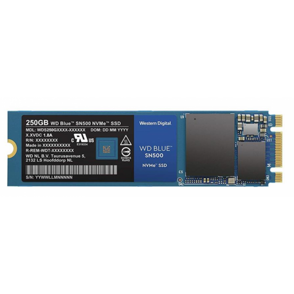 SSD WD SN500 250GB PCI Express 3.0 x2 M.2 2280