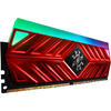 Memorie A-DATA XPG Spectrix D41 Red RGB 8GB DDR4 3000MHz CL16