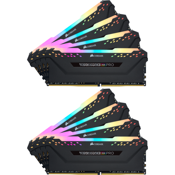 Memorie Corsair Vengeance RGB PRO 64GB DDR4 2933MHz CL16 1.35v Quad Channel Kit