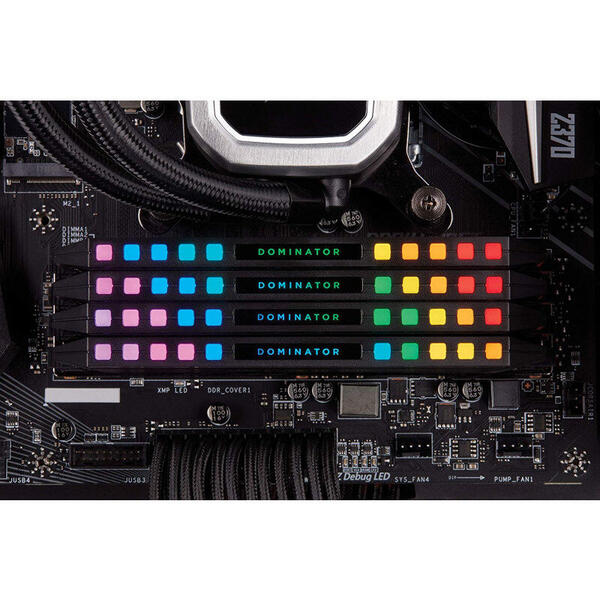 Memorie Corsair Dominator Platinum RGB 128GB DDR4 3000MHz CL15 Kit x 8