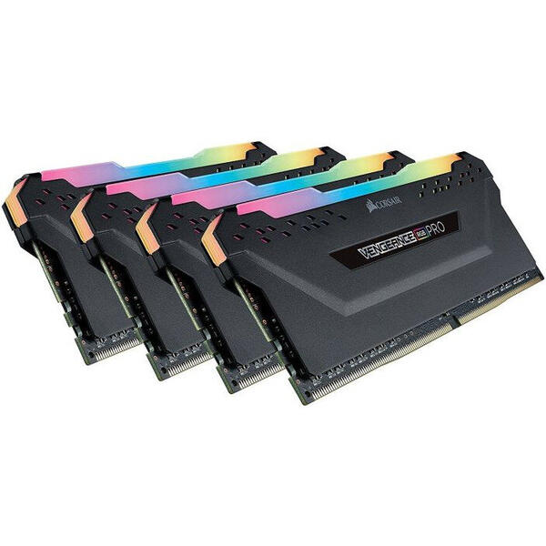 Memorie Corsair Vengeance RGB PRO 64GB DDR4 3466MHz CL16 Quad Channel Kit