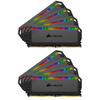 Memorie Corsair Dominator Platinum K8 RGB, 64 GB DDR4, 4000 MHz, C19, Kit x 8