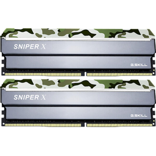 Memorie G.Skill Sniper X Classic Camo 32GB DDR4 3200MHz CL16 1.35v Dual Channel Kit