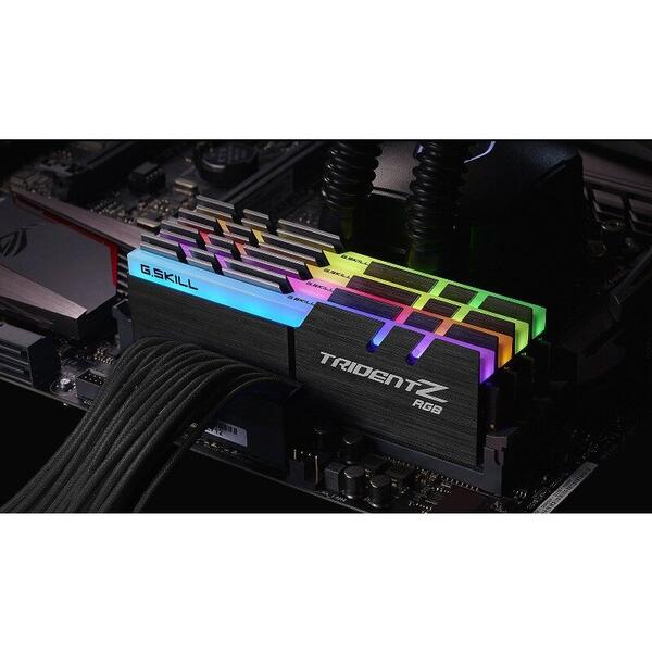 Memorie G.Skill Trident Z RGB 16GB DDR4 3600MHz CL18 1.35v Dual Channel Kit