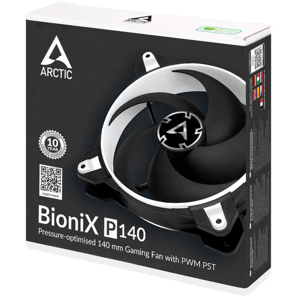 Ventilator PC Arctic AC BioniX P140 PWM PST White 140mm