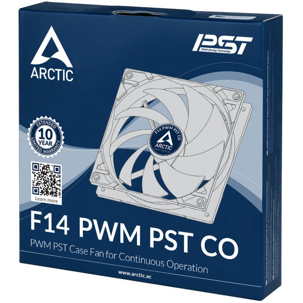 Ventilator PC Arctic AC F14 PWM PST CO 140mm