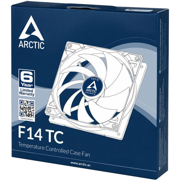 Ventilator PC Arctic AC F14 TC 140mm