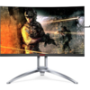 Monitor LED AOC Gaming AG273QCX 27 inch Curbat 2K 1 ms Black-Grey FreeSync 144Hz