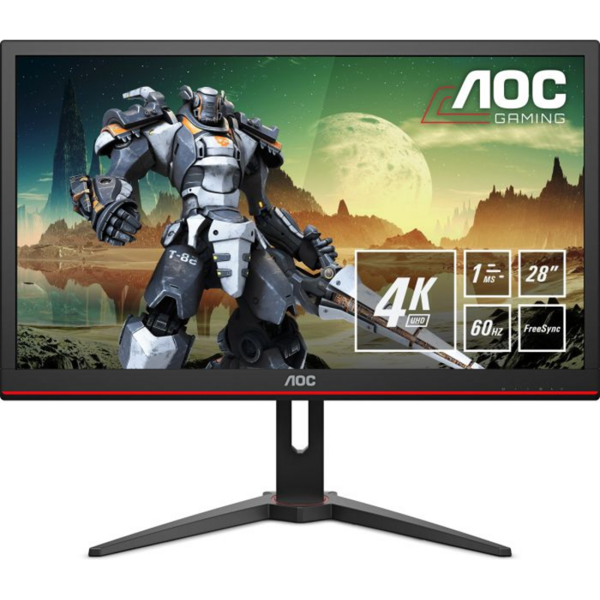 Monitor LED AOC Gaming G2868PQU 28 inch 4K 1ms Black FreeSync 60Hz