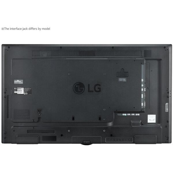 Monitor LED LG Signage 43SM5KE, 43 inch FHD, DVI, HDMI, USB 3.0, Boxe, Negru