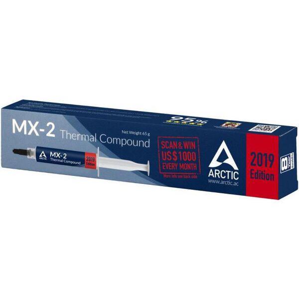 Pasta Termoconductoare Arctic AC MX-2, 2019 Edition, 65g