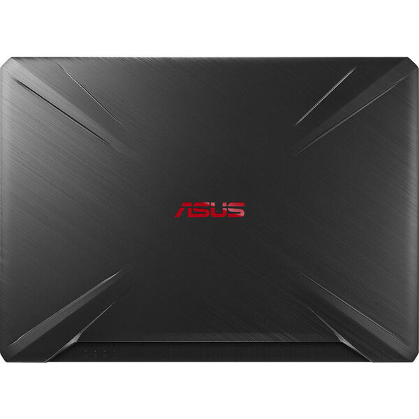 Laptop Asus Gaming TUF FX505DT, 15.6'' FHD 120Hz, AMD Ryzen 7 3750H, 8GB DDR4, 512GB SSD, GeForce GTX 1650 4GB, No OS, Black