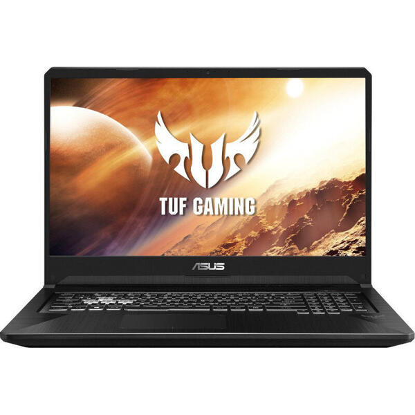 Laptop Asus Gaming TUF FX705DD, 17.3'' FHD, AMD Ryzen 5 3550H, 8GB DDR4, 512GB SSD, GeForce GTX 1050 3GB, No OS, Black