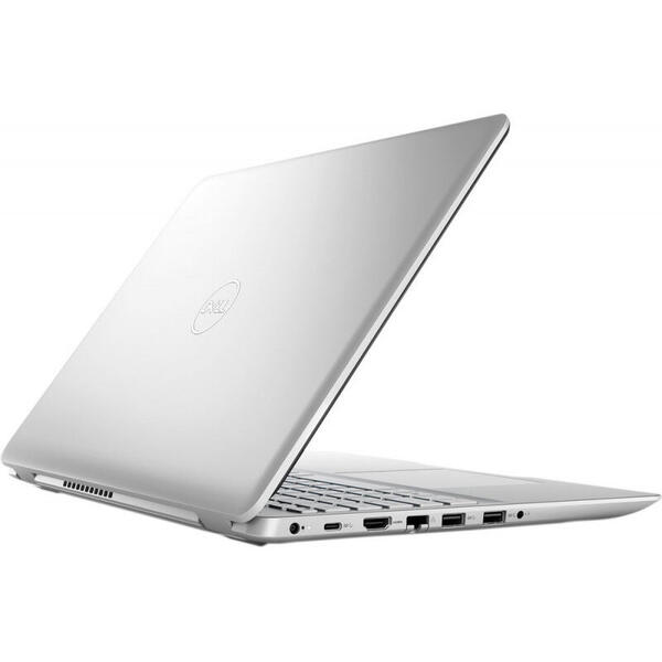 Laptop Dell Inspiron 5584, 15.6'' FHD, Intel Core i7-8565U, 8GB DDR4, 256GB SSD, GeForce MX130 4GB, Linux, Platinum Silver, 3Yr CIS