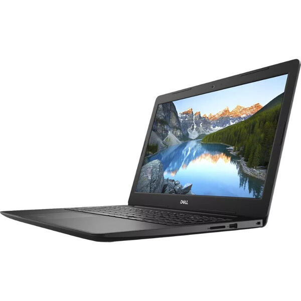 Laptop Dell Inspiron 3584, 15.6'' FHD, Intel Core i3-7020U, 4GB DDR4, 128GB SSD, GMA HD 620, Win 10 Pro, Black, 2Yr CIS
