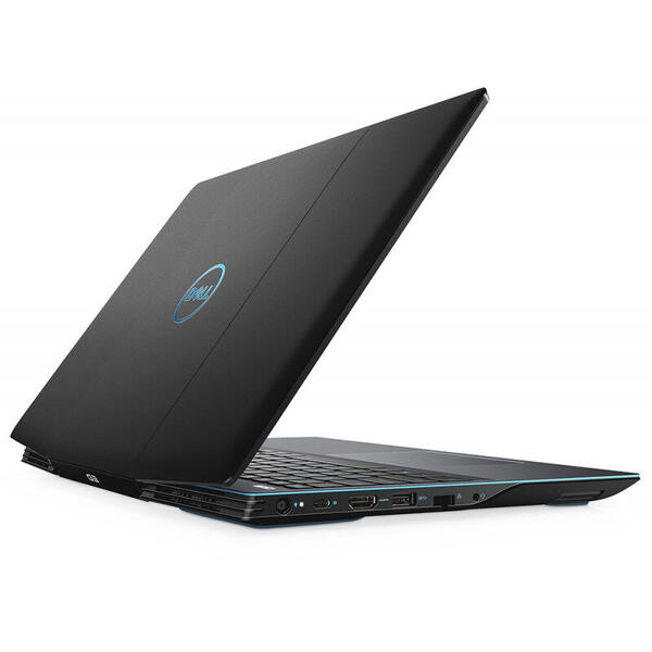 Laptop Dell Gaming G3 3590, 15.6'' FHD, Intel Core i5-9300H, 8GB DDR4, 1TB + 256GB SSD, GeForce GTX 1050 3GB, Windows Pro, Black, 3Yr CIS