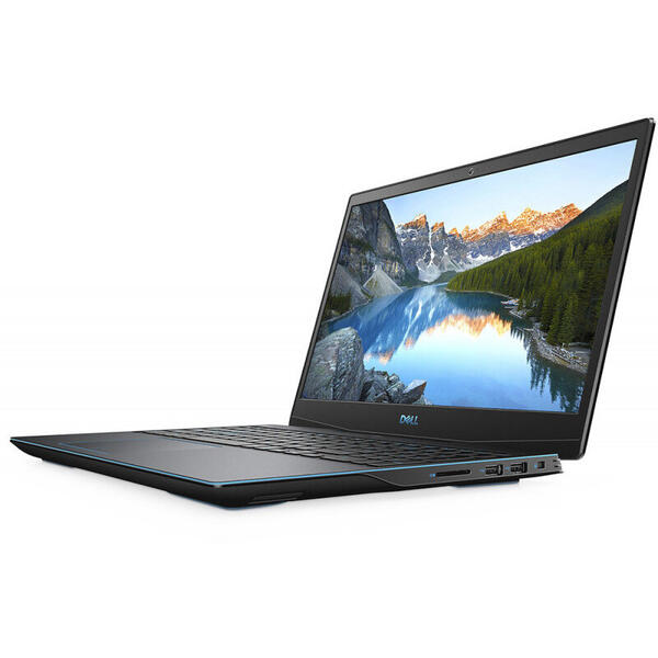 Laptop Dell Gaming G3 3590, 15.6'' FHD, Intel Core i5-9300H, 8GB DDR4, 1TB + 256GB SSD, GeForce GTX 1050 3GB, Windows Pro, Black, 3Yr CIS