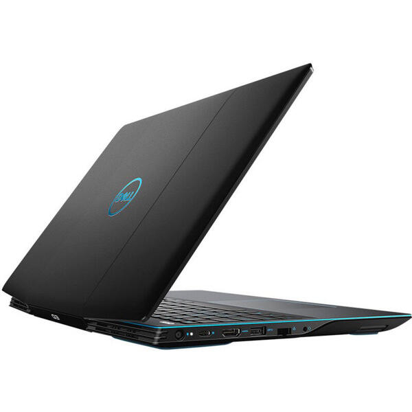Laptop Dell Gaming G3 3590, 15.6'' FHD 144Hz, Intel Core i7-9750H, 16GB DDR4, 1TB + 256GB SSD, GeForce GTX 1660 Ti 6GB, Win 10 Pro, Black, 3Yr CIS