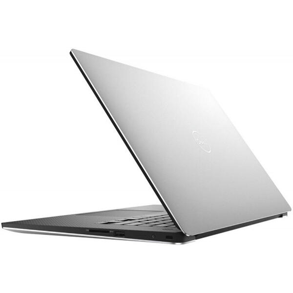 Laptop Dell XPS 15 (7590), 15.6'' UHD IPS Touch, Intel Core i7-9750H, 16GB DDR4, 1TB SSD, GeForce GTX 1650 4GB, Win 10 Pro, Silver, 3Yr On-site
