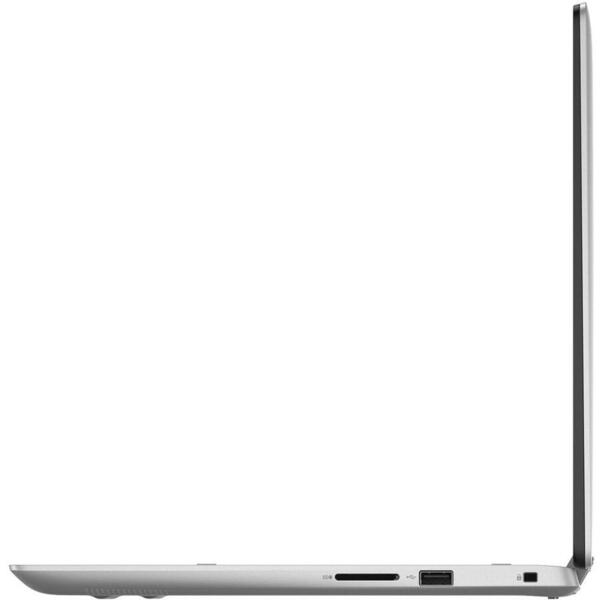 Laptop Dell Inspiron 14 5491, 2 in 1, Intel Core i7-10510U, 14 inch FHD, 8GB DDR4, 512GB SSD, Intel UHD, Windows 10 Home, Silver