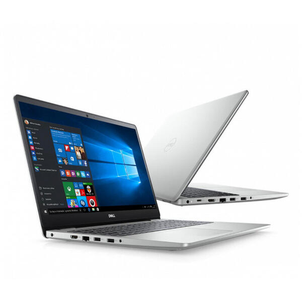 Laptop Dell Inspiron 5593, Intel Core i7-1065G7, 15.6 inch FHD, 8GB DDR4, 512GB SSD, NVIDIA GeForce MX230 4GB, Linux, Platinum Silver, 3Yr CIS