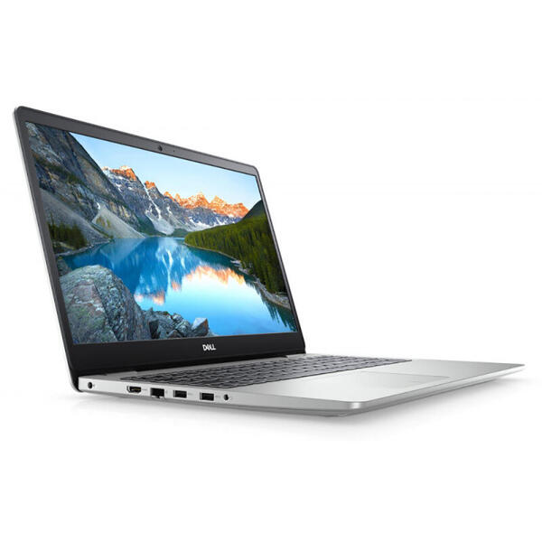 Laptop Dell Inspiron 15 5593, Intel Core i5-1035G1, 15.6 inch FHD, 8GB DDR4, 256GB SSD, NVIDIA GeForce MX230 2GB, Linux, Platinum Silver, 3Yr CIS