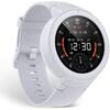 SmartWatch Xiaomi Amazfit Verge Lite, Curea silicon, GPS, IP68 rezistent la apa, White