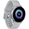 SmartWatch Samsung Galaxy Watch Active (2019), argintiu, curea silicon, WiFi, Bluetooth, GPS si NFC