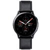 SmartWatch Samsung Galaxy Watch Active 2 (2019), 40 mm, Wi-Fi, Bluetooth, GPS, NFC, Rezistent la apa, Otel negru, Curea piele, Negru