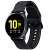 SmartWatch Samsung Galaxy Watch Active 2 (2019), 40 mm, Wi-Fi, Bluetooth, GPS, NFC, Rezistent la apa, Aluminiu Negru, Curea silicon, Negru