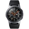 SmartWatch Samsung Galaxy Watch 2018, 46 mm, Wi-Fi, Bluetooth, GPS si NFC, Corp argintiu, Curea silicon negru