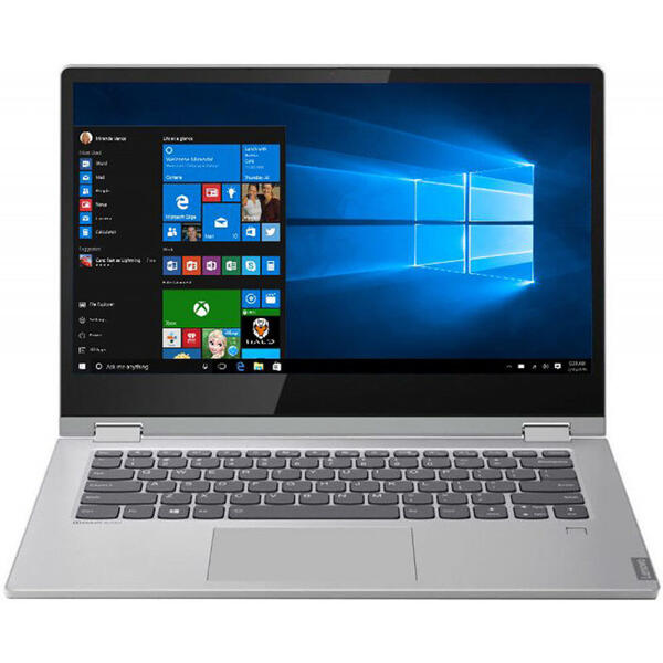 Laptop Lenovo 2-in-1 IdeaPad C340, 15.6'' FHD IPS Touch, Intel Core i7-1065G7, 8GB DDR4, 1TB SSD, Intel Iris Plus, Win 10 Home, Platinum