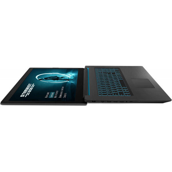 Laptop Lenovo Gaming IdeaPad L340, 17.3'' FHD IPS, Intel Core i5-9300H, 8GB DDR4, 512GB SSD, GTX 1050 3GB, No OS, Granite Black