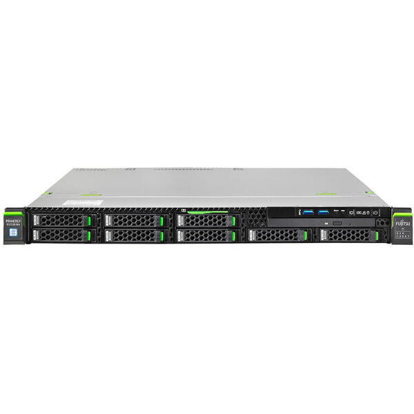 Server Brand Fujitsu PRIMERGY RX1330 M4, Rack 1U, Intel Xeon E-2124, 16GB DDR4, No HDD, PSU 300 W, 3Yr NBD