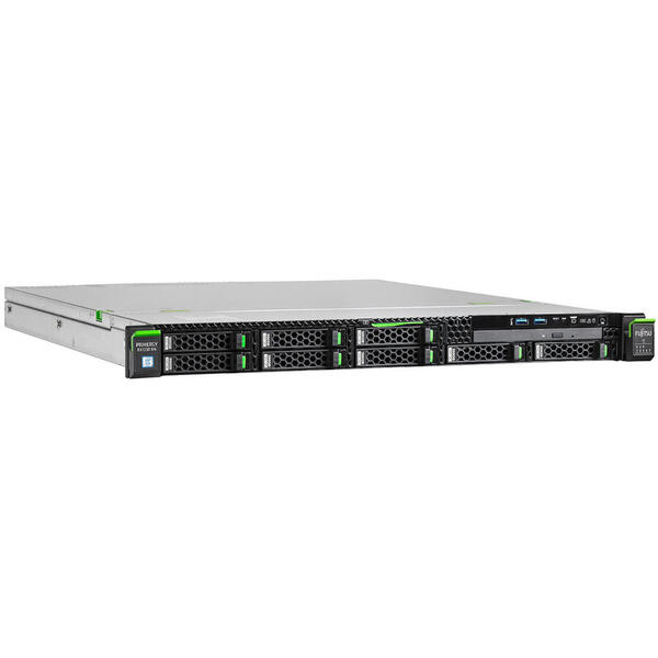 Server Brand Fujitsu PRIMERGY RX1330 M4, Rack 1U, Intel Xeon E-2124, 16GB DDR4, No HDD, PSU 300 W, 3Yr NBD