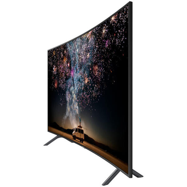 Televizor LED Samsung Smart TV Curbat 49RU7302 Seria RU7302 123cm negru 4K UHD HDR