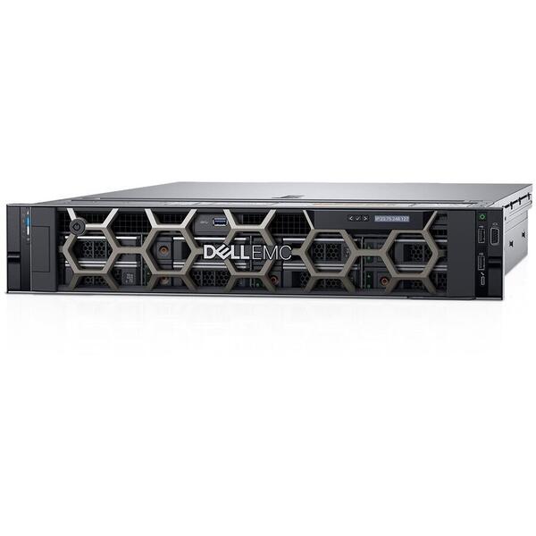 Server Brand Dell PowerEdge R740 2U, Intel Xeon Silver 4208, 16GB RDIMM, 480GB SSD, PERC H730P, iDRAC9 Express, 2x 750W, 3Y NBD