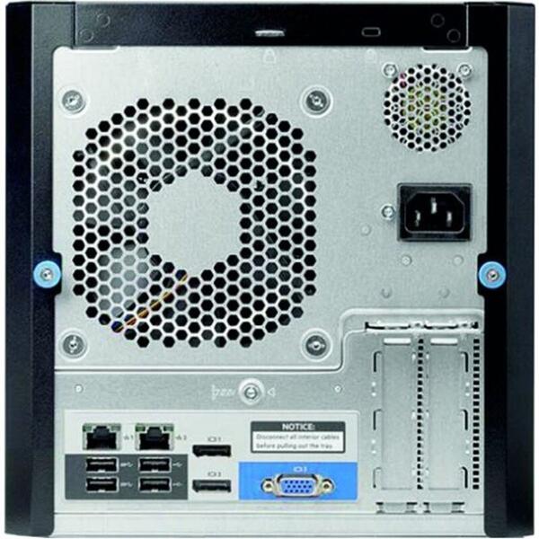Server Brand HP ProLiant MicroServer Gen10, AMD Opteron X3216, 8GB UDIMM DDR4, no HDD, ClearOS, 200W, 1Yr NBD