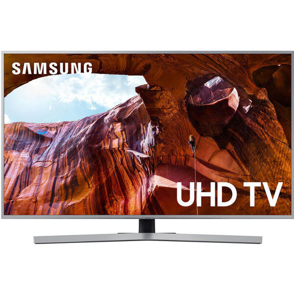 Televizor LED Samsung Smart TV 43RU7472 Seria RU7472, 108cm, Argintiu, 4K UHD, HDR