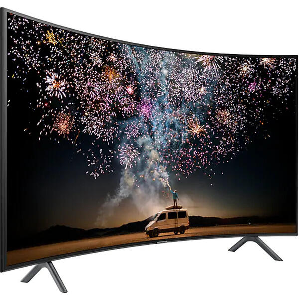 Televizor LED Samsung Smart TV Curbat 55RU7372 Seria RU7372, 138cm, Negru, 4K UHD, HDR