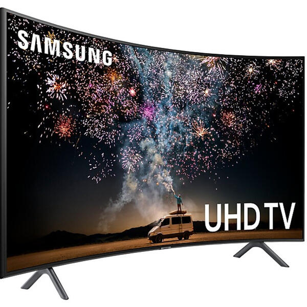 Televizor LED Samsung Smart TV Curbat 55RU7372 Seria RU7372, 138cm, Negru, 4K UHD, HDR