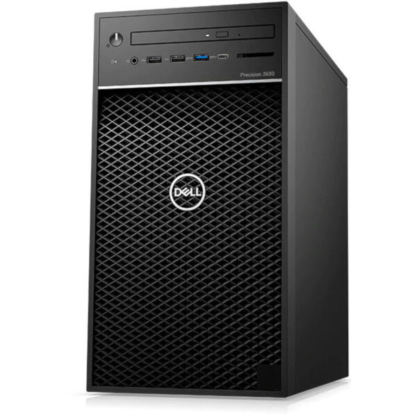 Sistem Brand Dell Precision 3630 Tower, Intel Core i7-9700, 16GB DDR4, 512GB SSD, Quadro P2000 5GB, Win 10 Pro