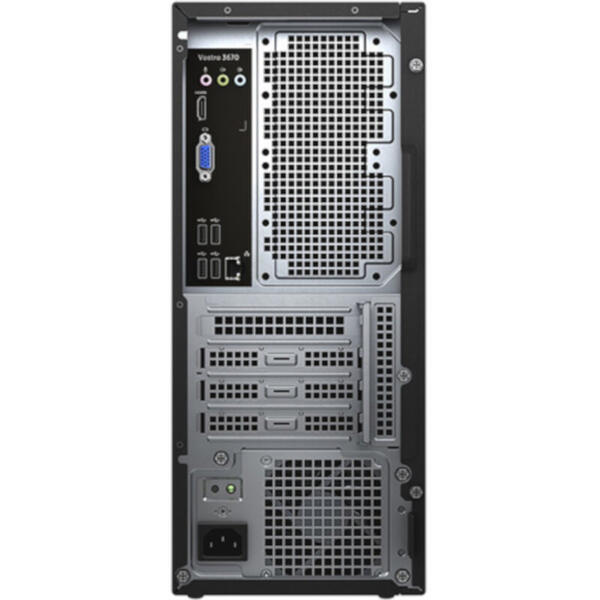 Sistem Brand Dell Vostro 3670 MT, Intel Core i5-9400, 8GB DDR4, 1TB HDD, GMA UHD 630, Windows 10 Pro, 3Yr NBD