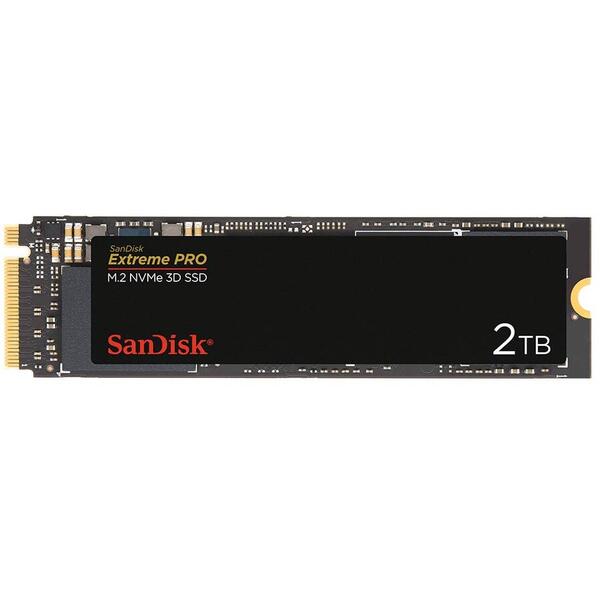 SSD SanDisk ExtremePro 2TB PCI Express 3.0 x4 M.2 2280