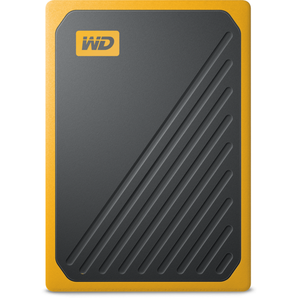 SSD WD My Passport GO 500GB, USB 3.0, Negru/Galben