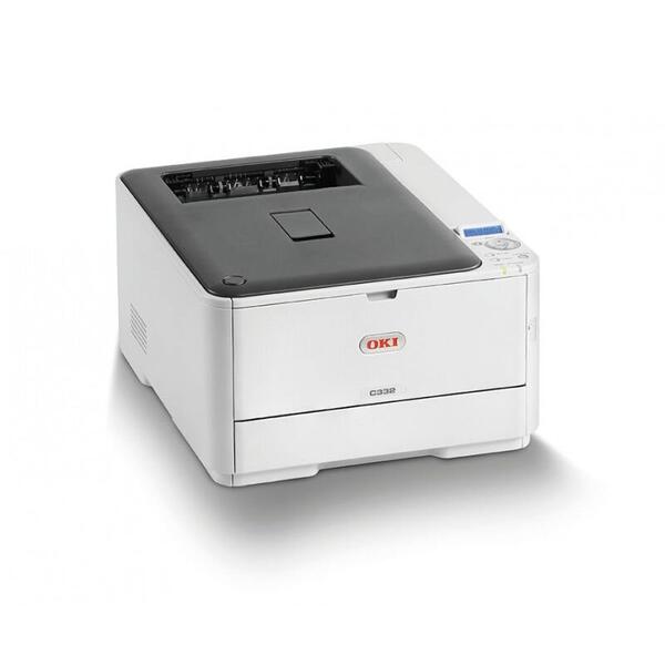 Imprimanta Laser Color OKI C332dn, Format A4, Duplex, Retea, Alb