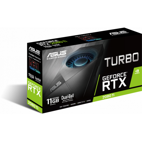 Placa video Asus GeForce RTX 2080 Ti TURBO 11GB GDDR6 352-bit