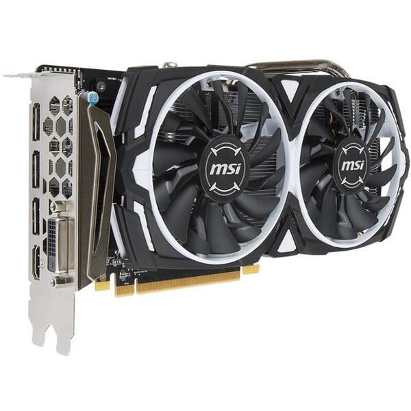 Placa video MSI Radeon RX 570 Armor OC 4GB GDDR5 256-bit